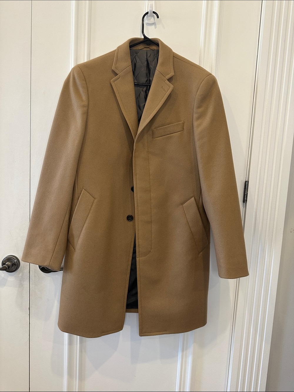 Banana Republic Camel Wool Pea Coat